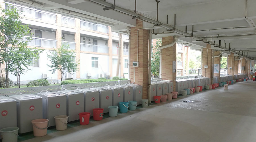 好評度高！江門一中學校又雙叒續單金環電器共享洗衣機